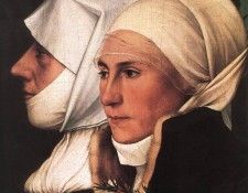 Holbien the Younger Darmstadt Madonna detail 4. �������� ���� �������