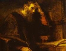 Rembrandt - The Apostle Paul.    