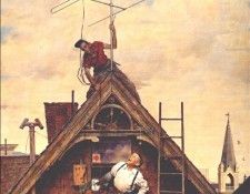 rockwell new televison antenna 1949.  