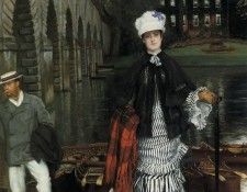 The Return from the Boating Trip. Tissot,  