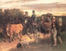 The Peasants of Flagey Returning from the Fair Ornans CGF. , 
