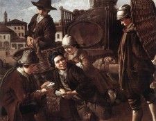 CERUTI Giacomo Evening At The Piazza. Ceruti, �������