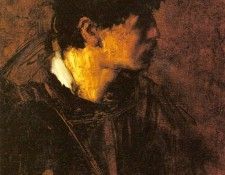 Vollon Antoine Portrait Of A Man. Vollon, 