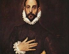 El Greco The Knight with His Hand on His Breast 1577 84. , -