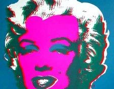 Warhol - Marilyn Blue. ������, ����