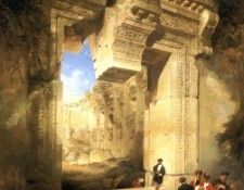 The Gateway of the Great Temple at Baalbec. , 