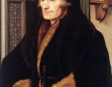 Holbien the Younger Portrait of Erasmus of Rotterdam.   