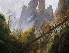 FRIEDRICH Caspar David Rocky Ravine. �������, ������ �����