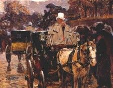 hassam carriage, rue bonaparte 1888. ������, ������