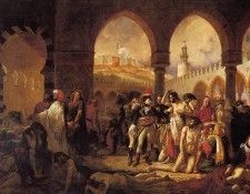 A J Gros Bonaparte Visiting the Pesthouse in Jaffa. , -
