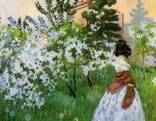 Borisov-Musatov Victor Spring Sun. -,  (1870-1905)