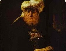 Rembrandt - The King Uzziah Stricken with Leprosy.    