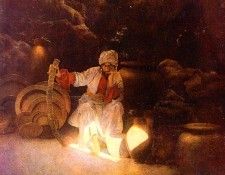 Maxfield Parrish Ali Baba and The Forty Thieves, 1909 sqs. , Maxfield