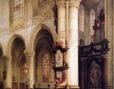 Bosboom Johannes St Jacobskerk Antwerpen Sun. Bosboom, ��������