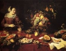 Snyders Frans The Basket Of Fruit. , 