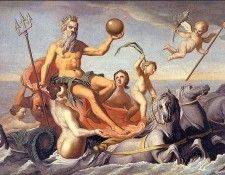 COPLEY - THE RETURN OF NEPTUNE, 1754, OIL ON CANVAS. ,  