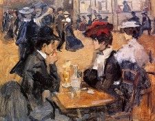 Israel Isaac Cafe dansant, Moulin de la Galette. Israels, �����