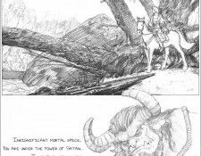 28 Daruma!  Keith Parkinson  SpellBound SketchBook Vol 1. ���������, ���