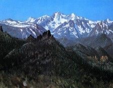 Bierstadt Albert Sierra Nevada aka From the Head of the Carson River. , 