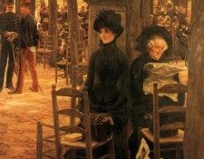 Letter L with Hats. Tissot,  