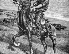 Fr 033 In From the Night Herd FredericRemington sqs. Remington, ��������