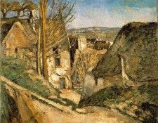 CeZANNE HOUSE OF THE HANGED MAN,1873, Musee dOrsay,Paris. , 