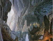 0uro0289  ted nasmith  the glittering caves of aglarond. Nasmith, 