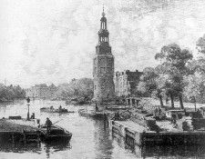 Vreedenburgh Cornelis Montelbaanstoren In Amsterdam Sun. Vreedenburgh, ��������