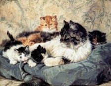 Ronner-Knip Henritte Musing Sun . Ronner-Knip, 