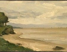Corot Beach near Etretat, 1872, NG Washington. , --