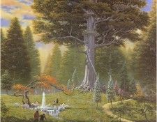 09 Daruma! tc2002 tn the great tree at caras galadhon. Nasmith, 