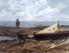 Giornata grigia (1893) Livorno, Museo Fattori.   