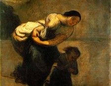Daumier Burden, c. 1850-53  Oil on canvas, 130 x 98 cm  The . , 