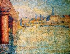 Toorop Jan Bridge in London Sun. Toorop, ��