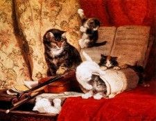 Ronner-Knip Henritte The Music Lesson Sun . Ronner-Knip, 
