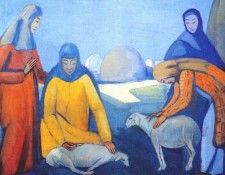 kuznetsov sheep-shearing c1912. ��������