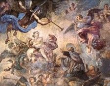 SOLIMENA Francesco Saint Cajetan Appeasing Divine Anger.  