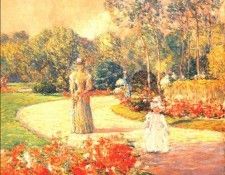 hassam parc monceau (paris) 1897. , 