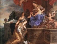 CRAYER Gaspard de The Coronation Of St Rosalie. Crayer,  