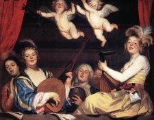 HONTHORST Gerrit van Concert On A Balcony. Honthorst, �������� ���