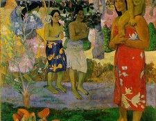 Gauguin We hail thee Mary, 1891, 113.7x87.7 cm, Metropolitan. , 