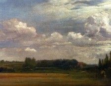 Constable John View Towards The Rectory From East Bergholt House.  