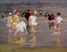 Potthast, Edward Henry -- Children on the Beach. �������, ������ �����
