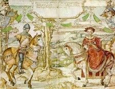 ORLEY Bernaert van Count Henry I Of Nassau With His Bride. ,  Bernaert