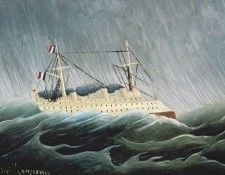 The Ship in the Storm, Rousseau - 1600x1200 - ID 8146. , 