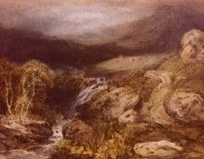 Turner Joseph Mallord William Mountains Stream, Coniston. ,   