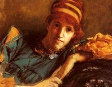 Alma Tadema Sir Laurence Portrait Of Miss Laura Theresa Epps. �����-������ �������