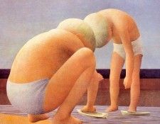 Alex Colville - Two Boys Playing, De. , 
