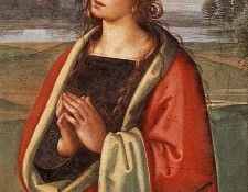 Perugino Pietro The Pazzi Crucifixion detail2. ���������, ������