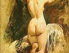Etty William Nude Woman from Behind. , 